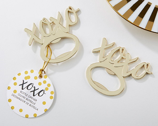 XOXO Gold Bottle Opener